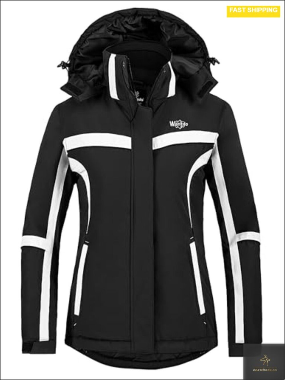 Waterproof Ski Jacket Women Insulated Snowboard Winter Coat Fitted